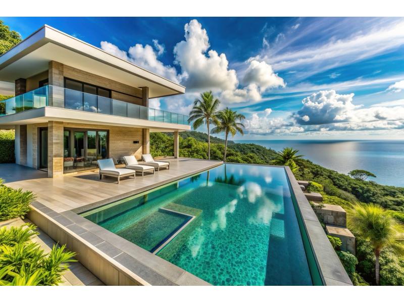 Piscine intégrée au paysage par Mediteo