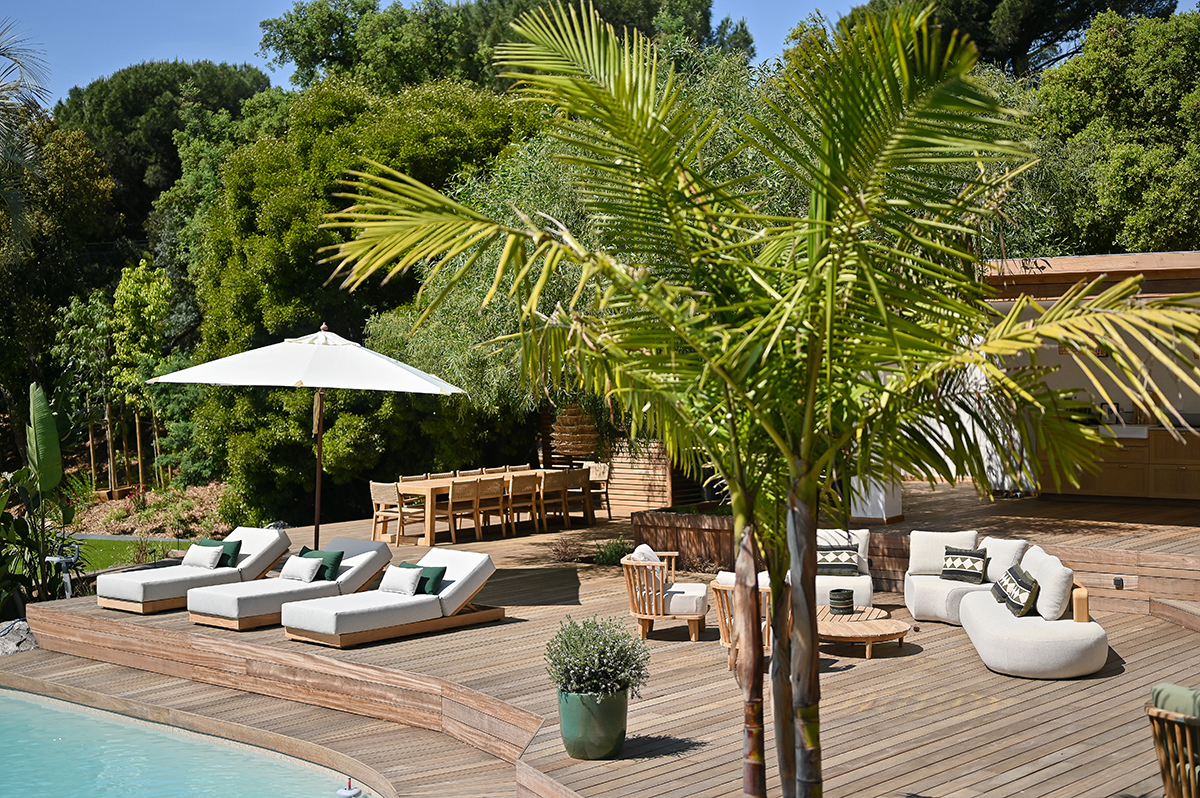 Terrasse en bois réalisée par Mediteo dans le Var