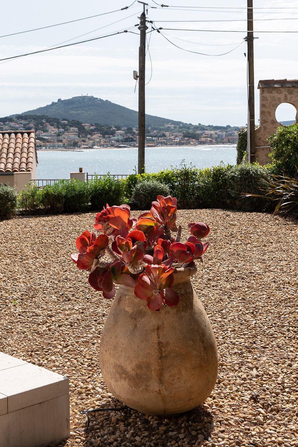 Jardin Mediterraneen Sanary Jarre Provencale Vue Mer